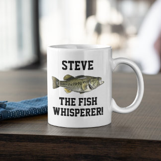 Funny Name Fishing Legend Largemouth Bass Sports Coffee Mug