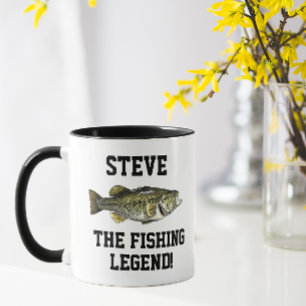 Funny Name Fishing Legend Largemouth Bass Sports Mug