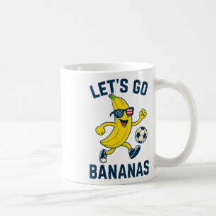 Funny Nana Soccer Cartoon Kicking Ll Usa Flag Gles Coffee Mug