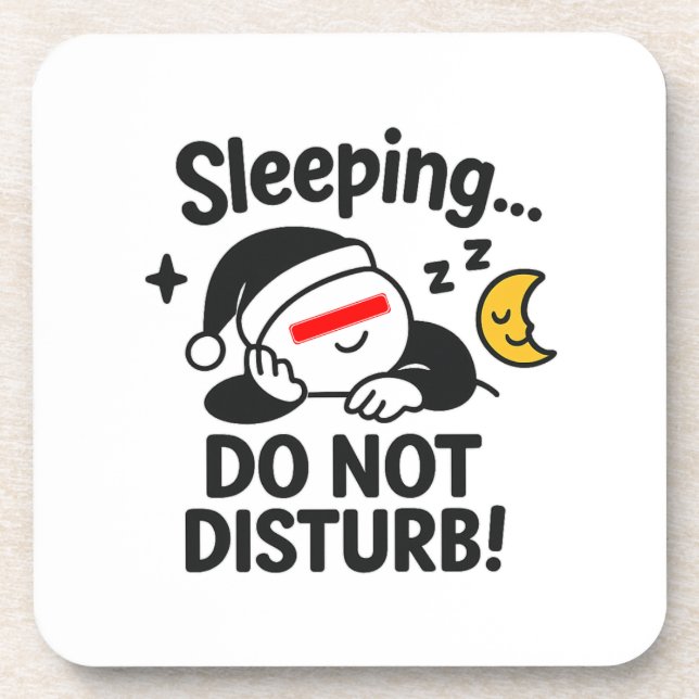Funny Nap Decorative Coaster (Front)
