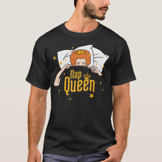 Funny Nap toon Redhead Sleepy Girl T-Shirt