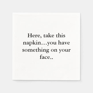 Funny Napkin Text 