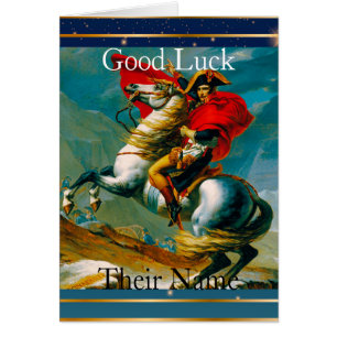 Funny Napoleon Good Luck Card
