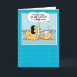 Funny Napping Dog Birthday Card<br><div class="desc">Here's a cute and funny birthday cartoon card that features a dog who knows how valuable long naps can be for people of a certain age. Thank you for choosing this original design by © Chuck Ingwersen. I’m an independent artist, and I post cartoons almost every day on Instagram: https://www.instagram.com/captainscratchy...</div>