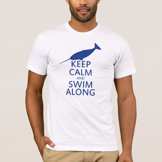 Funny Narwhal Humour T-Shirt (Front)