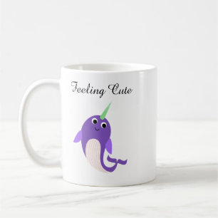 Funny Narwhal Mug Feeling Cute Coffee Cup