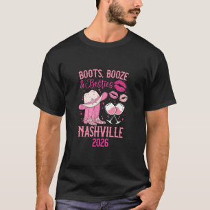 Funny Nashville Besties Trip 2026 Besties Vacation T-Shirt