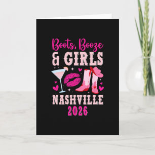 Funny Nashville Girls Trip 2026 Girls Vacation Nas Card
