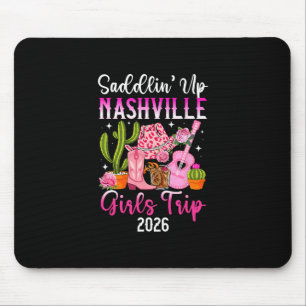 Funny Nashville Girls Trip 2026 Girls Vacation Nas Mouse Pad