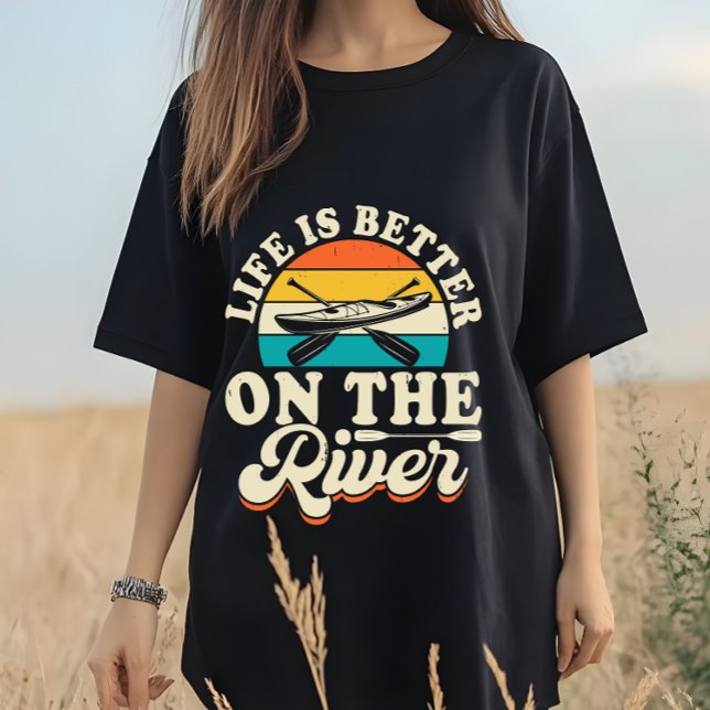 Funny Nature lover | river life-Outdoor Adventure  T-Shirt (Creator Uploaded)
