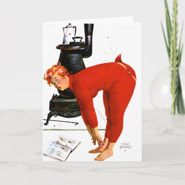  FUNNY NAUGHTY CHRISTMAS CARD FOR WIFE (Front)