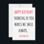 Funny naughty dirty birthday card for him & her<br><div class="desc">If you are looking for some funny, naughty and dirty birthday gift ideas, this happy birthday card will surely interest you. Do not worry about what to write in this birthday card as this card already has birthday quote or message. This card can be a perfect birthday gift for him,...</div>