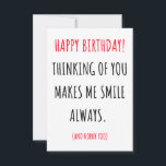 Funny naughty dirty birthday card for him & her<br><div class="desc">If you are looking for some funny, naughty and dirty birthday gift ideas, this happy birthday card will surely interest you. Do not worry about what to write in this birthday card as this card already has birthday quote or message. This card can be a perfect birthday gift for him,...</div>