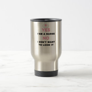 Funny Naughty Nurse Gift Hilarious nursing  Travel Mug