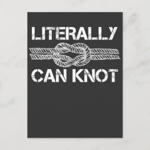 Funny Nautical Boating Quote for Sailboat Captains Postcard