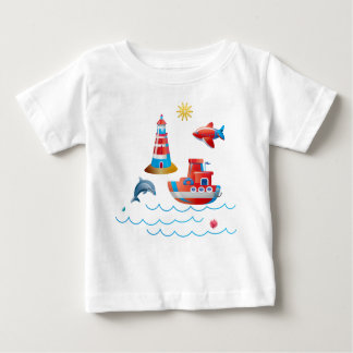 Funny nautical design baby T-Shirt