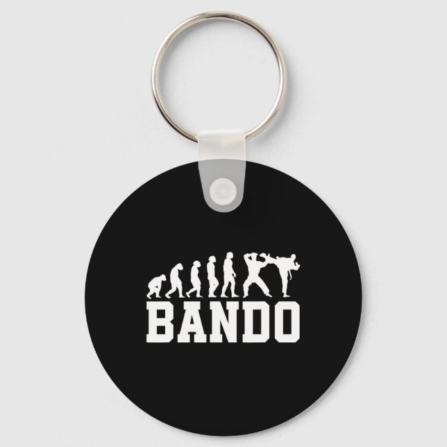 Funny Ndo Evolution Burmese Kickboxing  Key Ring (Front)