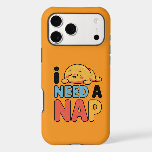 Funny Need A Nap Cute Sleepy Cartoon,Phone Case