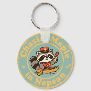 Funny Nepean Gift for Maple Enthusiasts Key Ring