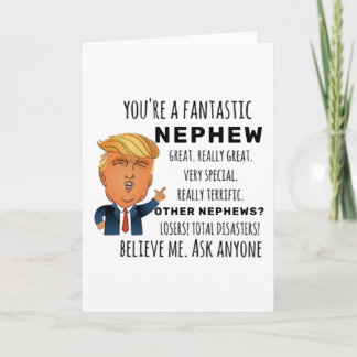 Funny Nephew Birthday Best Gift Card