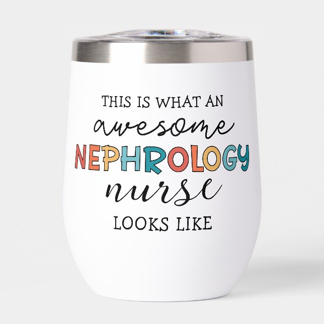 Funny Nephrology Nurse Awesome Personalised (Front)