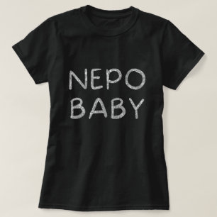 Funny Nepo Baby Glitter T-Shirt