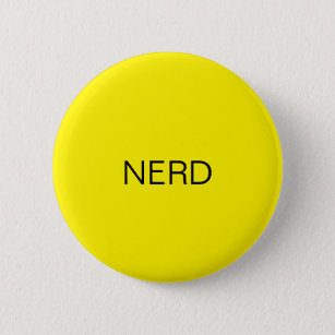 Funny Nerd Button