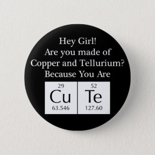Funny Nerd Chat Up Line 6 Cm Round Badge