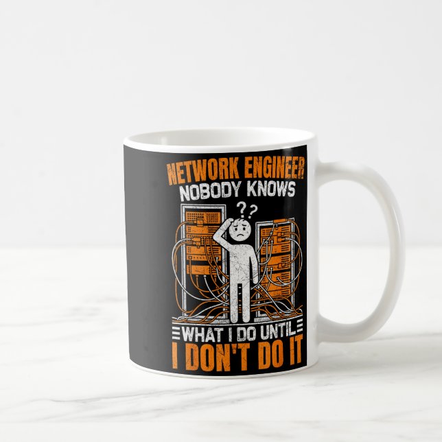 Funny Network Engineer Design For Men Network Engi Coffee Mug (Right)