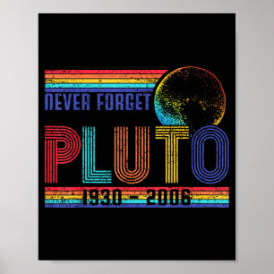 Funny Never Forget Memorial Space Science Astronom Poster