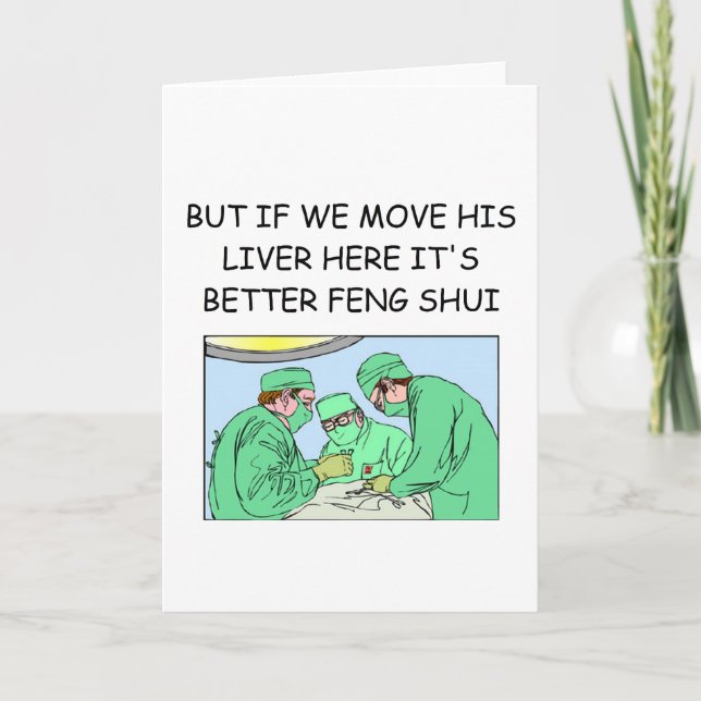 funny new age doctor joke card (Front)