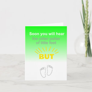 funny New baby congratulations Card