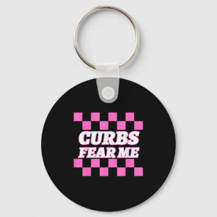 Funny New Driver Curbs Fear Me Bad Drivers  Key Ring