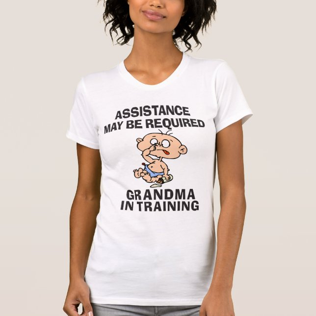 Funny New Grandma T-Shirt (Front)