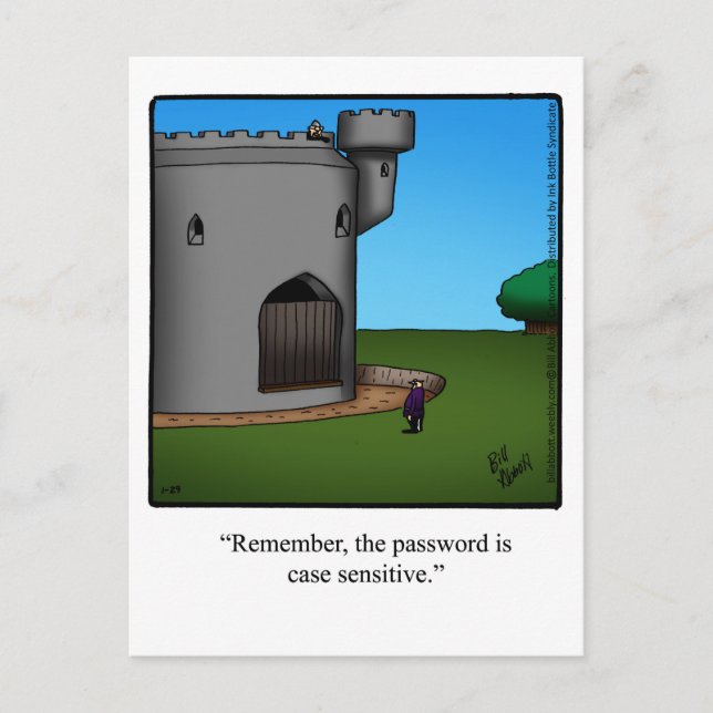 Funny New Home Announcement Postcard (Front)