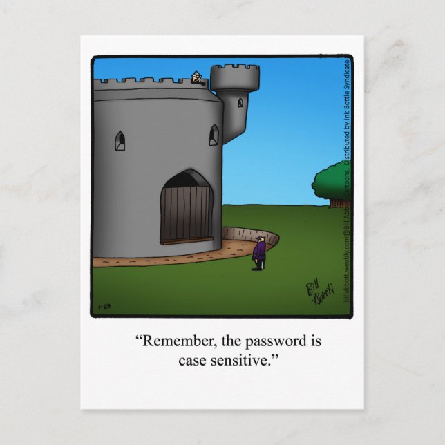 Funny "New Home" Announcement Postcard (Front)