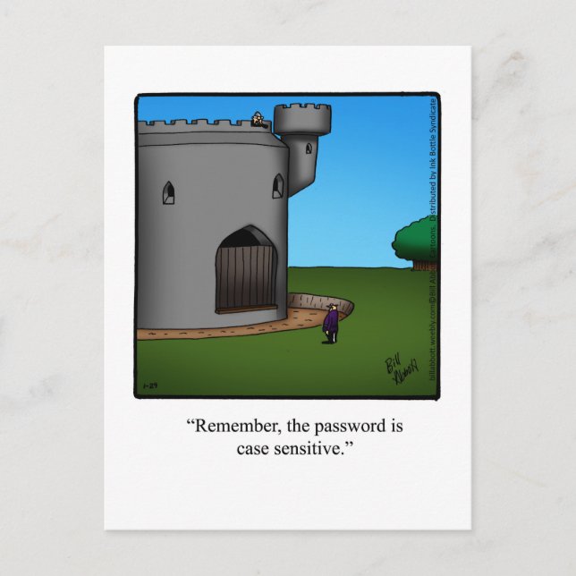 Funny "New Home" Announcement Postcard (Front)