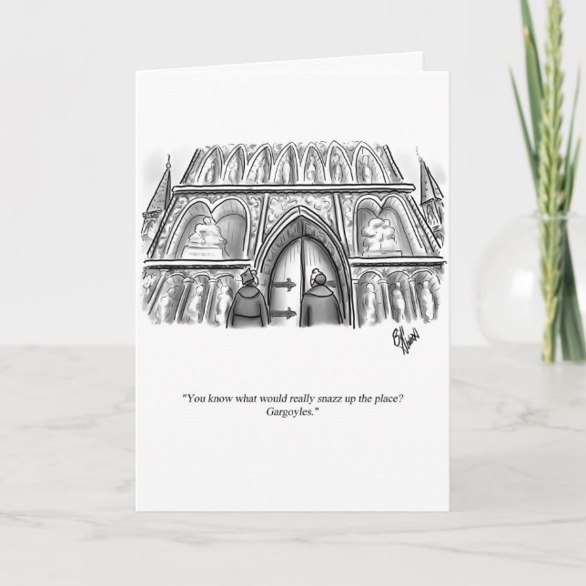 Funny New Home Congratulations Greeting Card (Front)