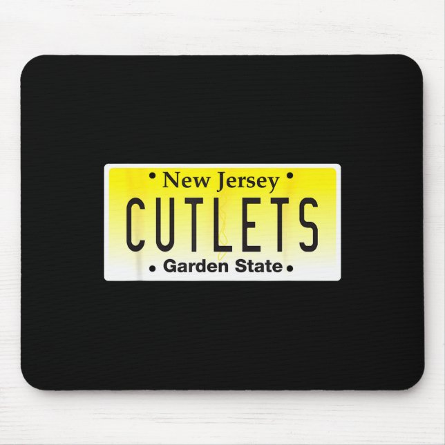 Funny New Jersey Italian American Devito Nj Cutlet Mouse Pad (Front)