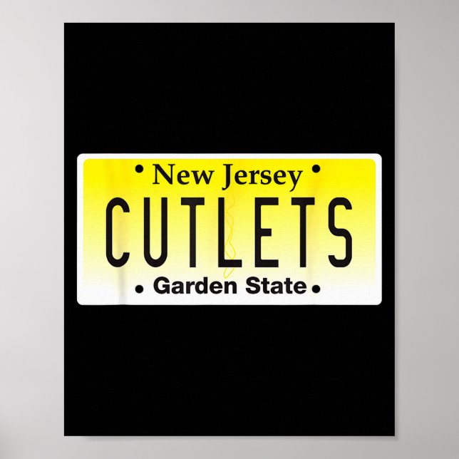 Funny New Jersey Italian American Devito Nj Cutlet Poster (Front)