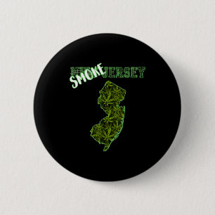 Funny New Jersey Weed Weed Culture  6 Cm Round Badge
