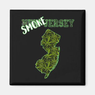 Funny New Jersey Weed Weed Culture  Magnet