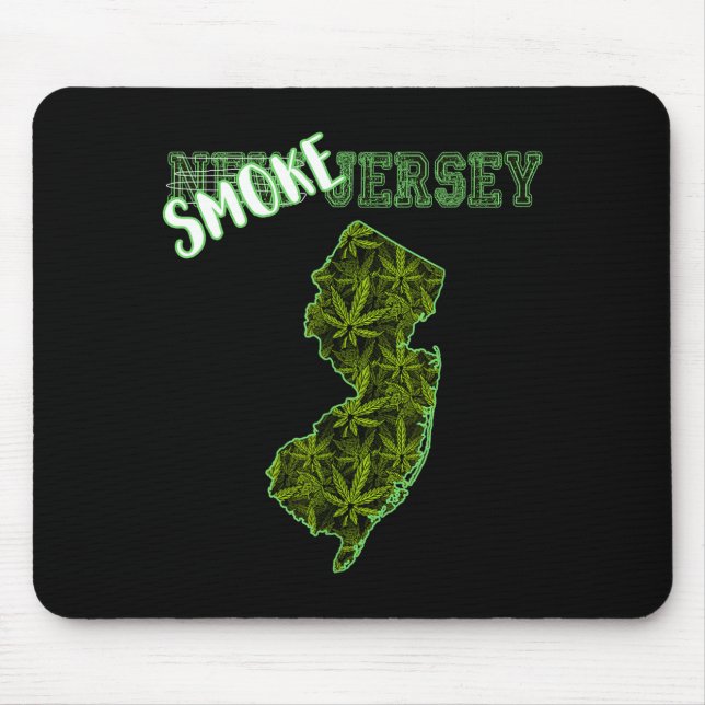 Funny New Jersey Weed Weed Culture  Mouse Pad (Front)