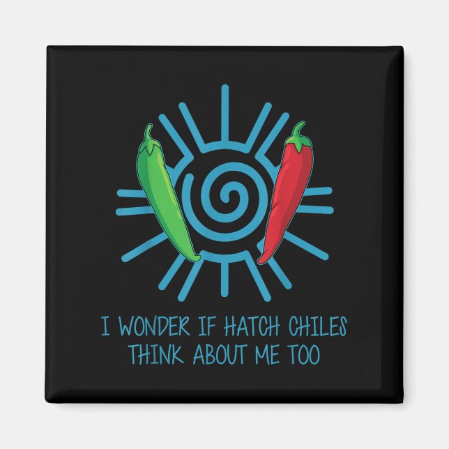 Funny New Mexico Peppers Hatch Chili  Magnet (Front)