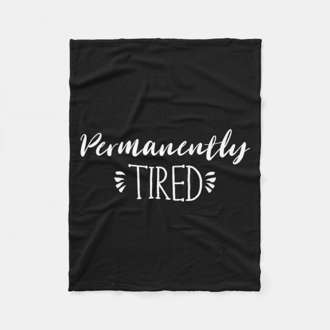 Funny New Mother And Father Gift, Permanently Tire Fleece Blanket (Front)