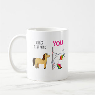 Funny New Mum Unicorn Coffee Mug