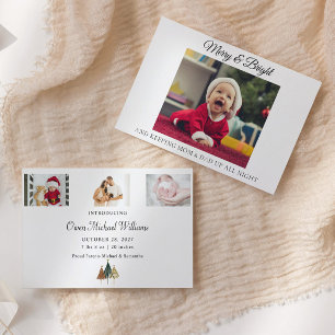 Funny New Parents Christmas Birth Announcement