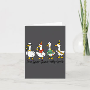 Funny New Year Same Silly Goose Happy New Year 202 Card