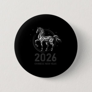 Funny New Years - Happy Chinese New Year 2026 - Fi 6 Cm Round Badge