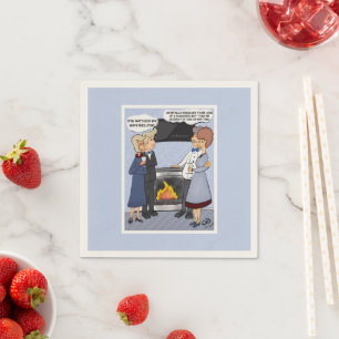 Funny New Year's Resolution Napkin